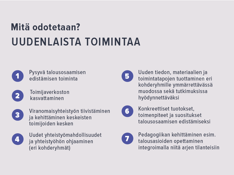 Mitä odotetaan? Uudenlaista toimintaa